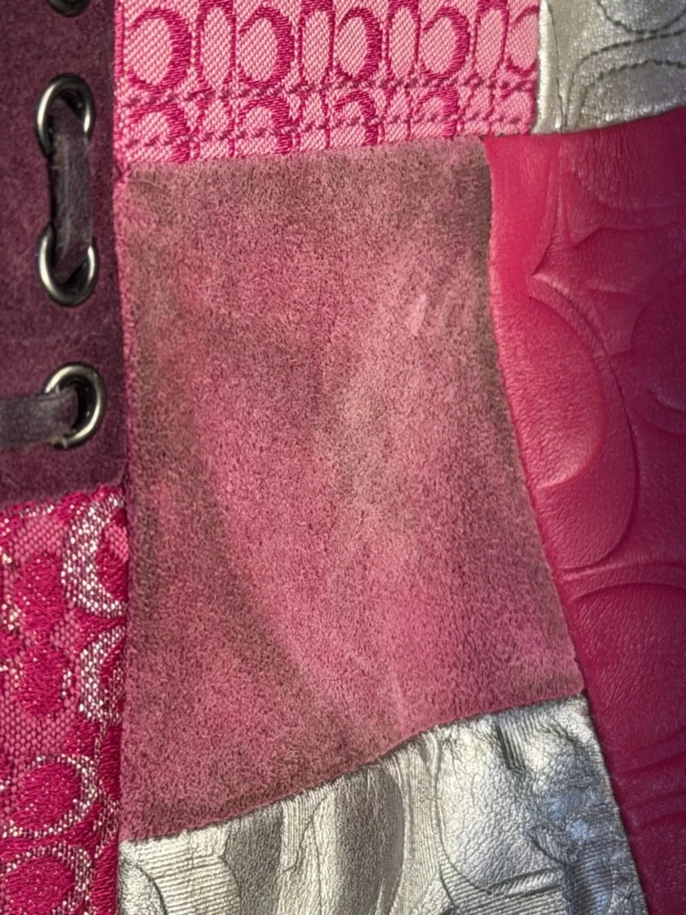 Coach Pink Soho SIgnature Canvas
Patchwork PINk Shoulder Bag - Picture 12 of 15